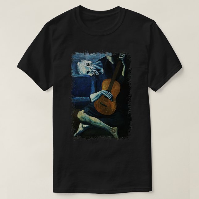 Picasso The Old Guitarist T-Shirt (Design Front)