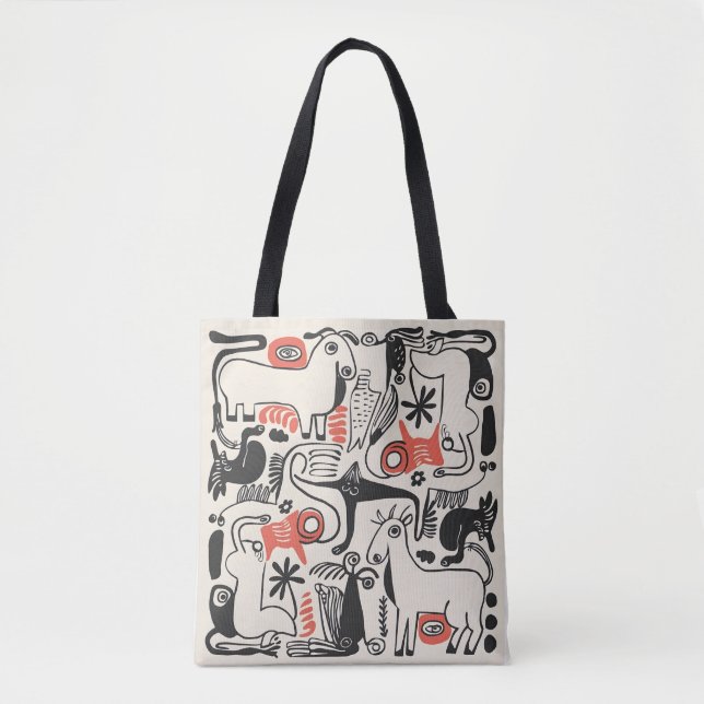 Picasso's Menagerie Tote Bag (Front)