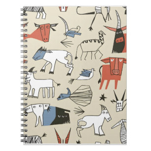 Picasso's Playful Menagerie Notebook