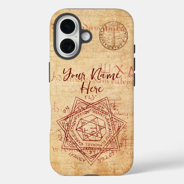 Picatrix iPhone 16 Case - Mystical Art Cover   (Back)