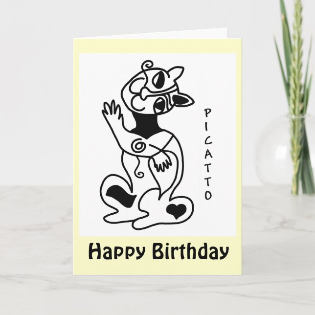 PICATTO birthday Card (Front)