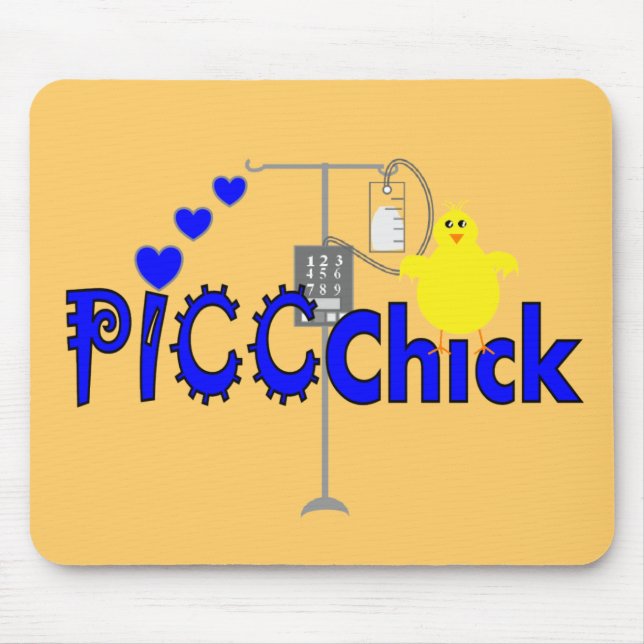 PICC CHICK (PICC LINE NURSE) gifts Mouse Pad (Front)
