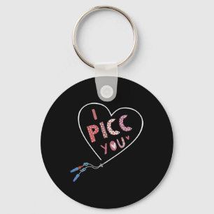 Picc Heart Valentine Vascular Access Team Picc Iv Keychain