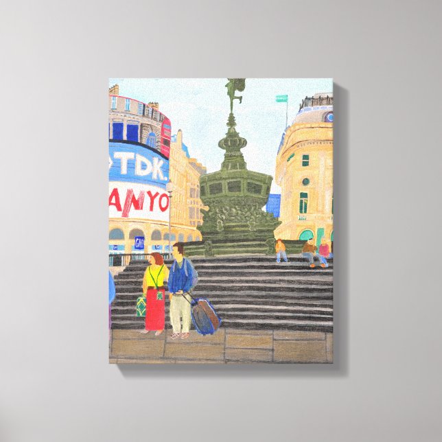 Piccadilly Circus London   Canvas Print (Front)