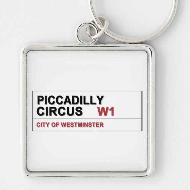 Piccadilly Circus London Keychain (Front)