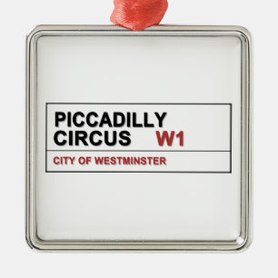 Piccadilly Circus London Metal Ornament