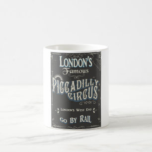 Piccadilly Circus London vintage poster Coffee Mug