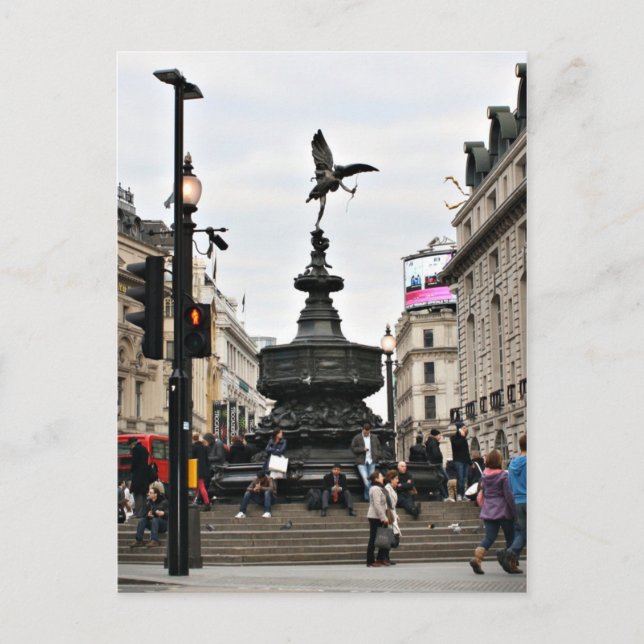 Piccadilly Circus Postcard (Front)