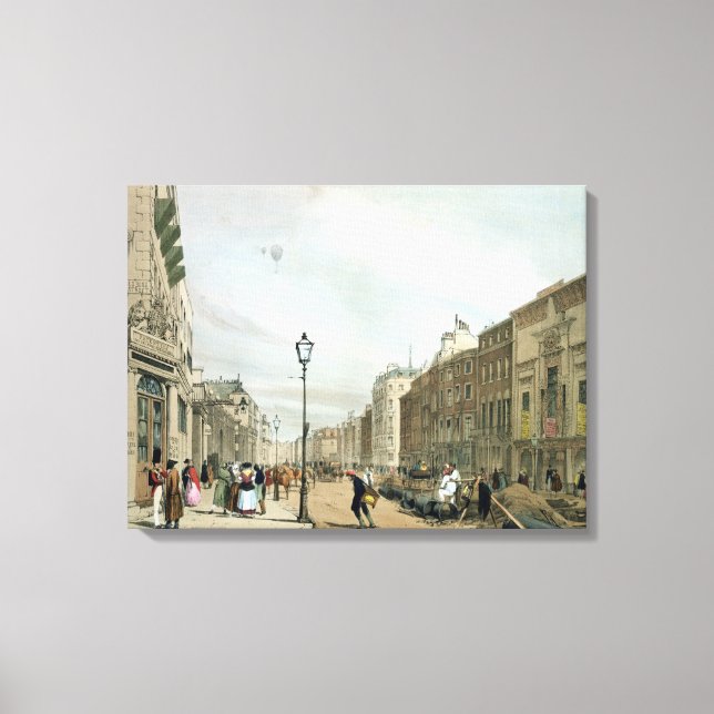 Piccadilly from the corner of Old Bond Street, fro Canvas Print (Front)