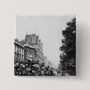 Piccadilly, London 2 Inch Square Button