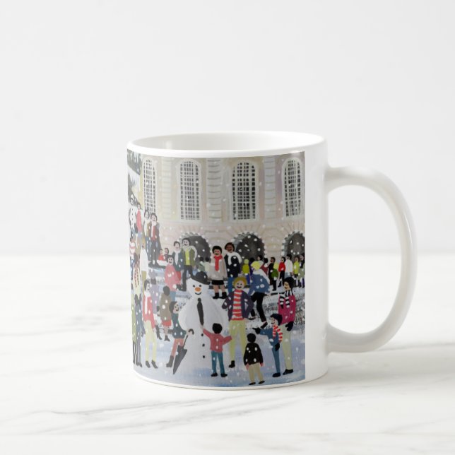 Piccadilly Snow Scene Coffee Mug (Right)