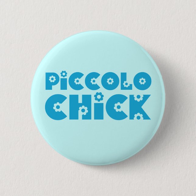 Piccolo Chick 2 Inch Round Button (Front)