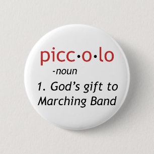 Piccolo Definition 2 Inch Round Button