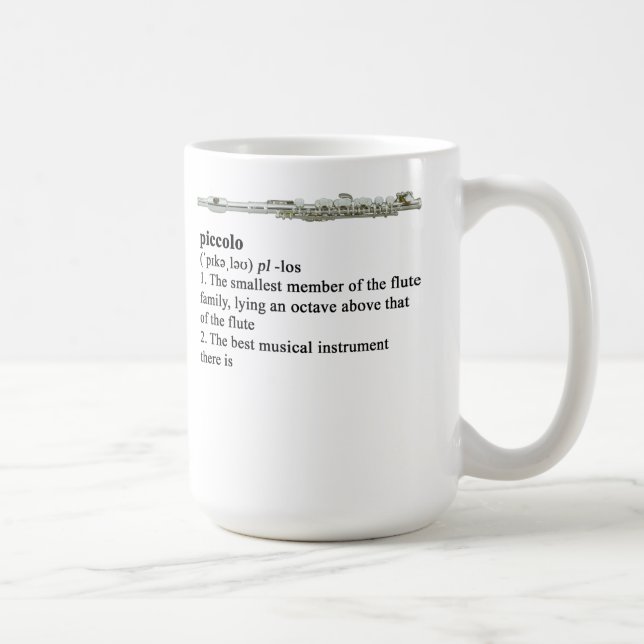 Piccolo dictionary definition coffee mug (Right)