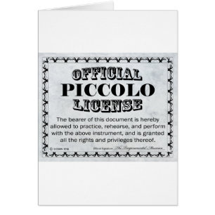 Piccolo License