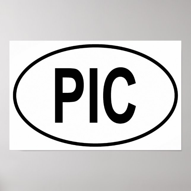 Piccolo Oval Poster (Front)