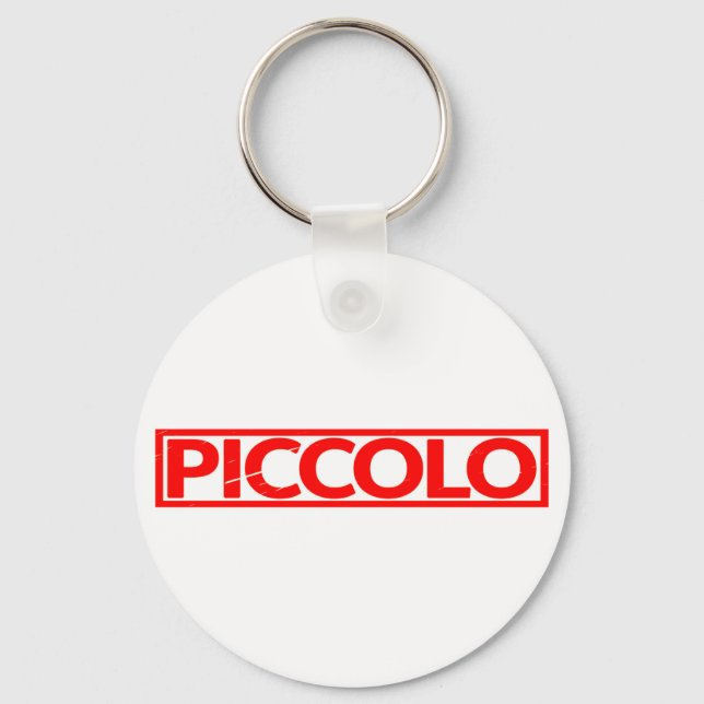 Piccolo Stamp Keychain (Front)
