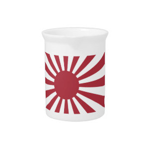 Pichet Drapeau du soleil levant impérial du Japon, Edo à 