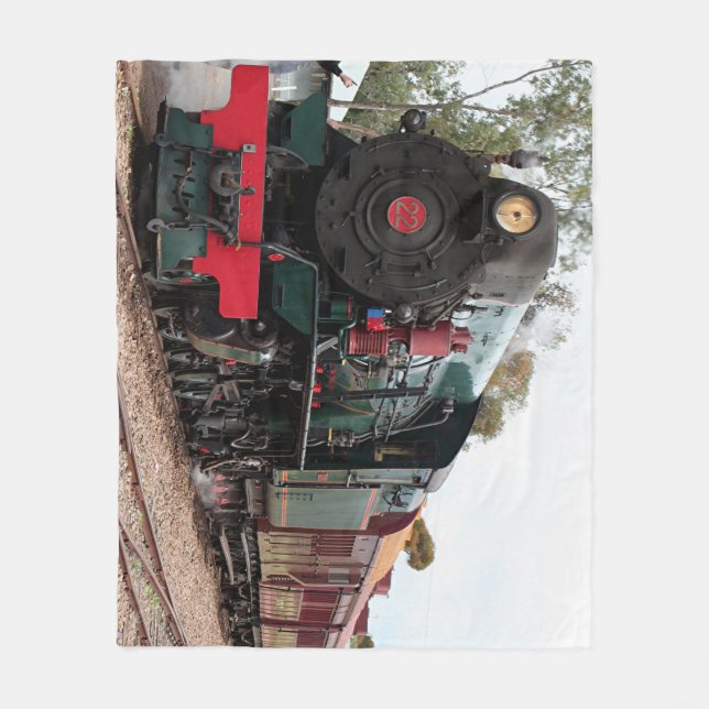Pichi Richi steam train Fleece Blanket (Front)
