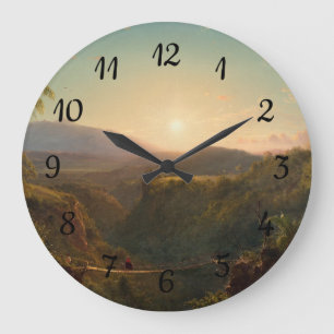 Pichincha Frederic Edwin Church Large Clock