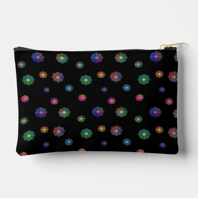 Pick a Posy Custom Background  Accessory Pouch (Back)