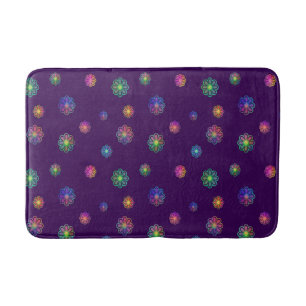 Pick a Posy Custom Background  Bath Mat