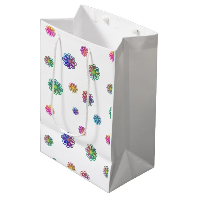 Pick a Posy  Medium Gift Bag (Front Angled)