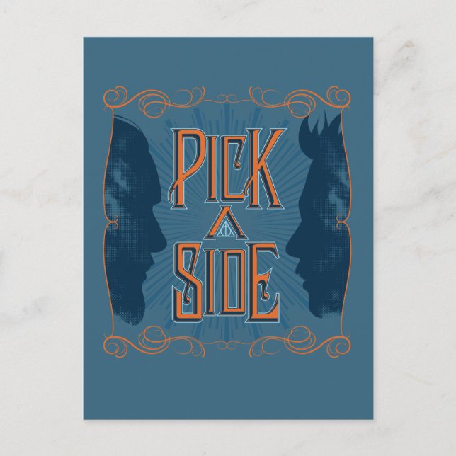 Pick A Side Postcard (Front)