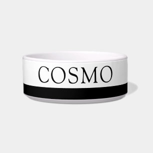 Pick Any Colours Custom Pet Name Cat Dog Food Bowl