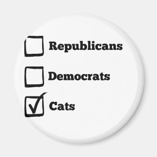 Pick Cats! Political Election Cat Print Magnet