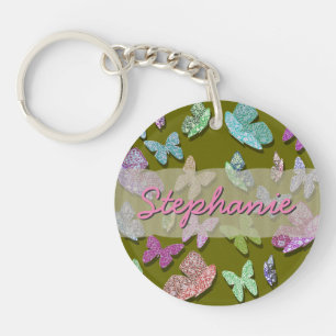 Pick Colour Butterflies Surreal & Fluttering Keychain