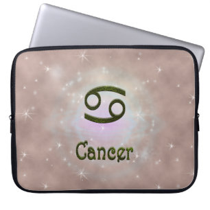 Pick Colour Cancer Zodiac Astrological Sign Laptop Sleeve