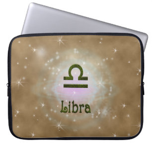 Pick Colour Libra Zodiac Astrological Sign Laptop Sleeve
