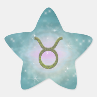 Pick Colour Taurus Zodiac Astrological Sign Star Sticker
