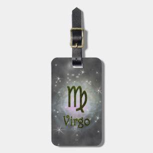 Pick Colour Virgo Zodiac Astrological Sign Luggage Tag