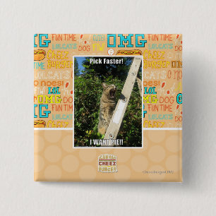 Pick Faster! 2 Inch Square Button