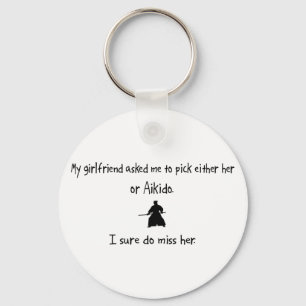 Pick Girlfriend or Aikido Keychain