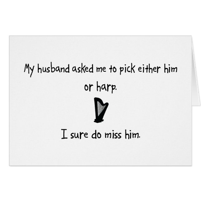 Pick Husband or Harp (Front Horizontal)