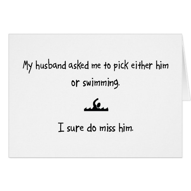 Pick Husband or Swimming (Front Horizontal)