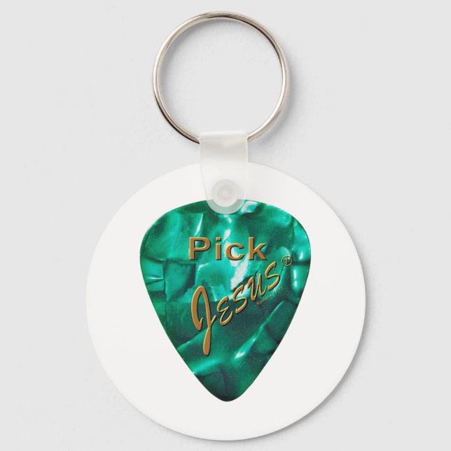 Pick Jesus Keychain (Front)