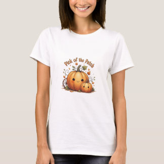 Pick of the Patch Pumpkin Cute Fall Halloween T-Shirt