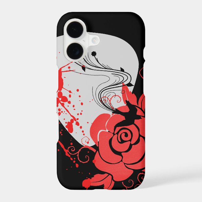 Pick, swallow, blood & rose (Back)