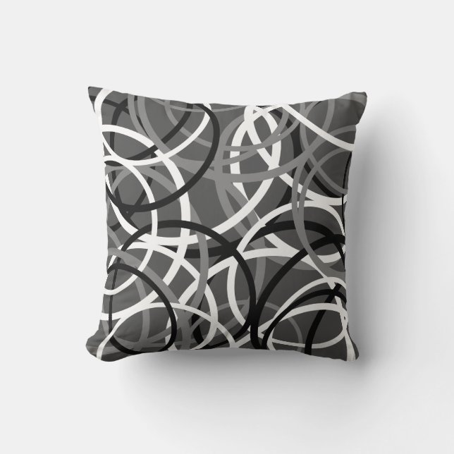 Pick The Colour Multi Circle Pattern Pillow 1 (Front)