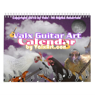 Pick this Guitar  ValxArt calendar