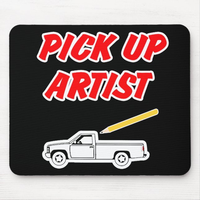 Pick Up Artist Mouse Pad (Front)