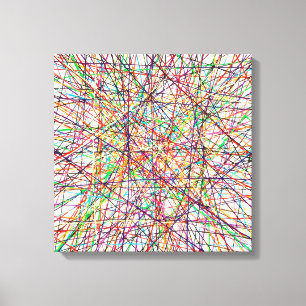 Pick Up Sticks 12 x 12 Wrapped Canvas