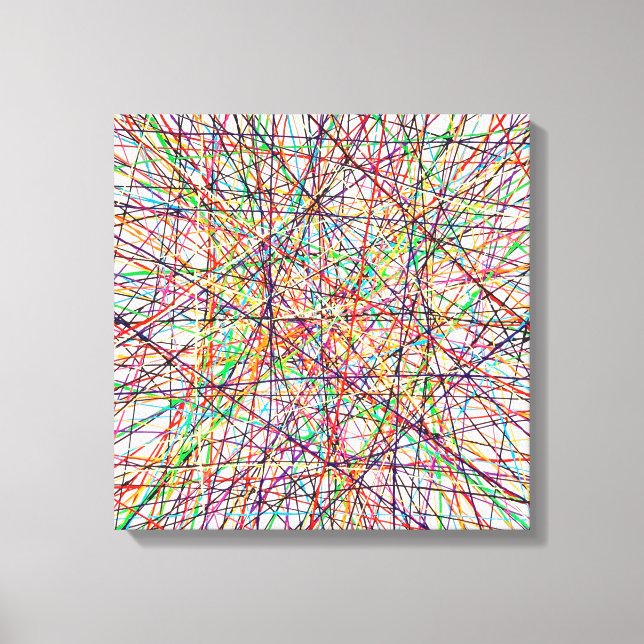 Pick Up Sticks 12 x 12 Wrapped Canvas (Front)