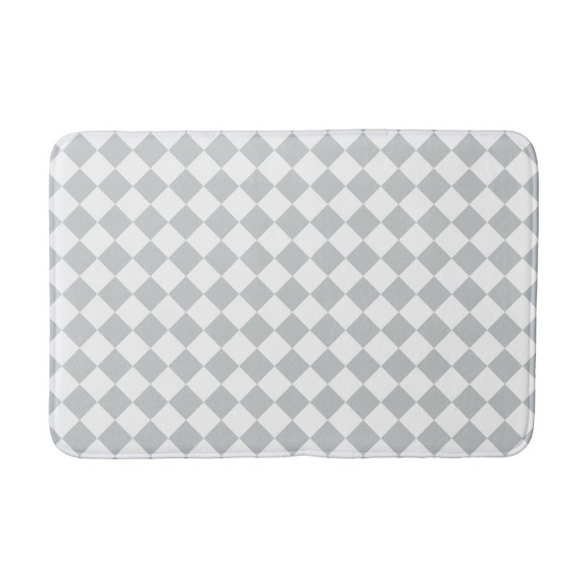 Pick your checkers colour Easily Customize This Bath Mat (Front)