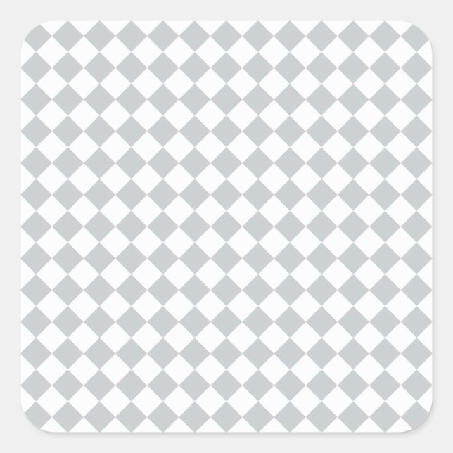 Pick your checkers colour Easily Customize This Square Sticker (Front)