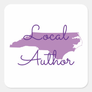 Pick Your Colours North Carolina Local Author Square Sticker
